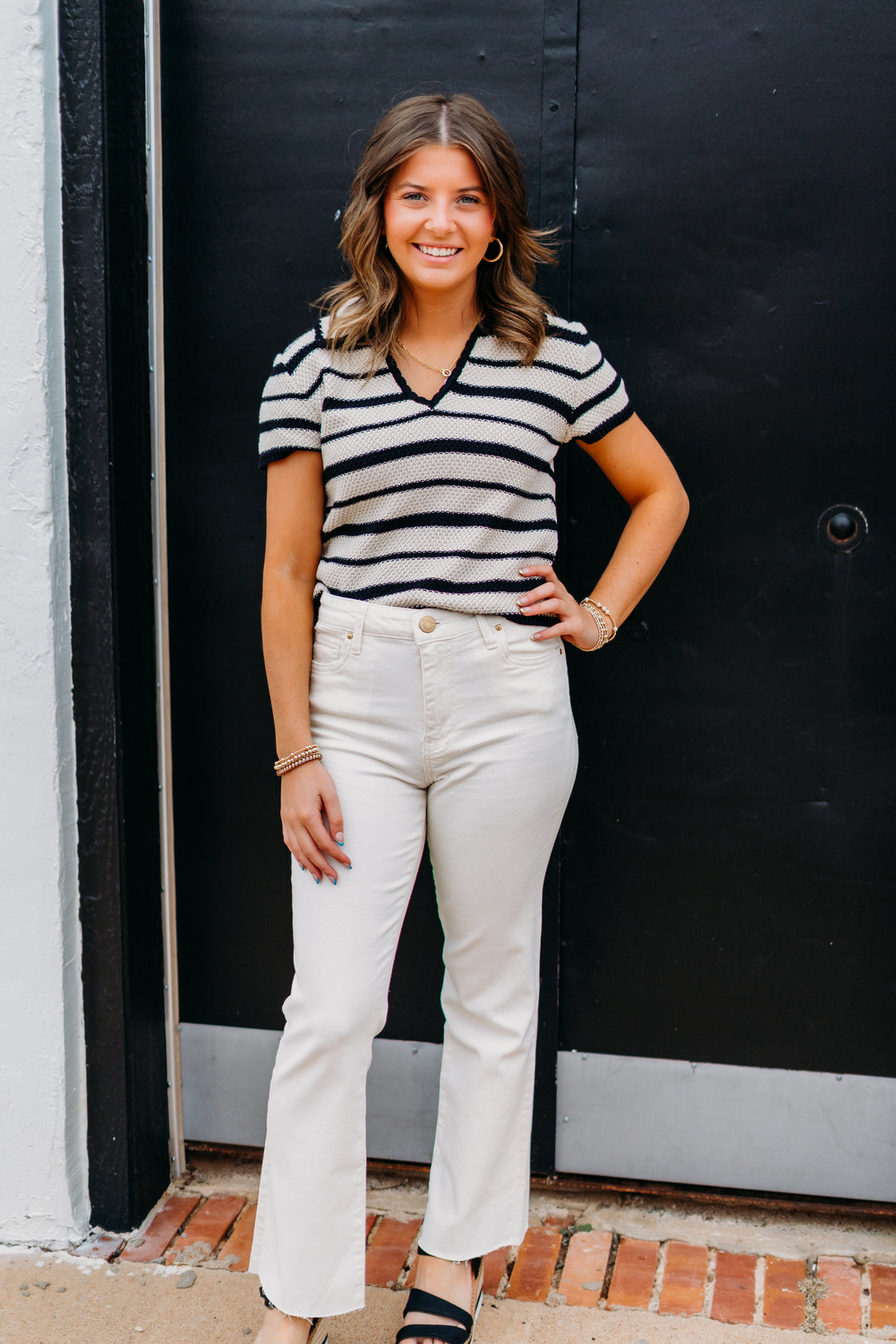 Steve Madden: Brayden Sweater in Black/Multi