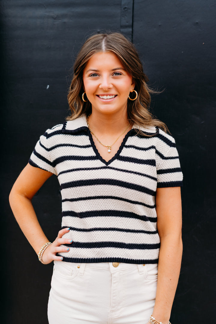 Steve Madden: Brayden Sweater in Black/Multi