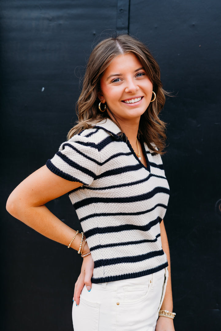 Steve Madden: Brayden Sweater in Black/Multi