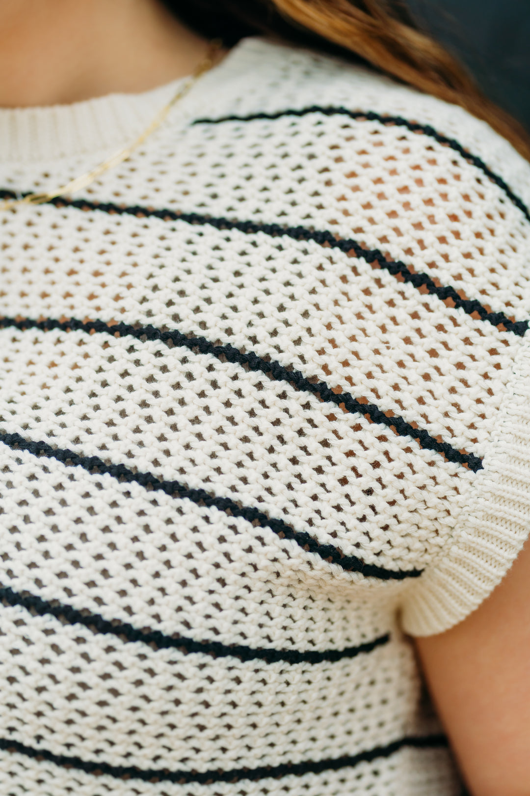 Z Supply: Ines Striped Sweater in Sea Salt