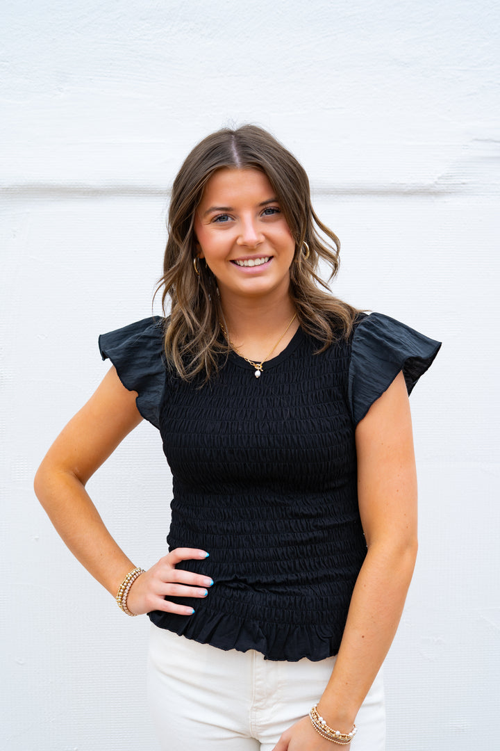 Steve Madden: Cecilie Top in Black