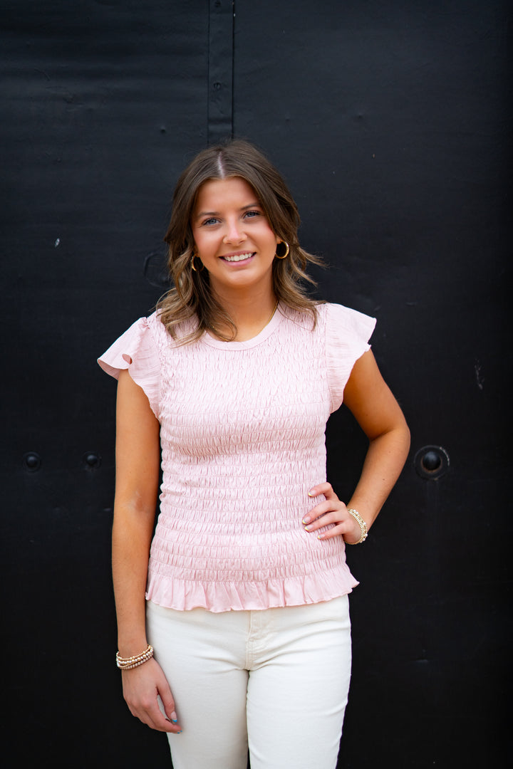 Steve Madden: Cecilie Top in Pale Rosette