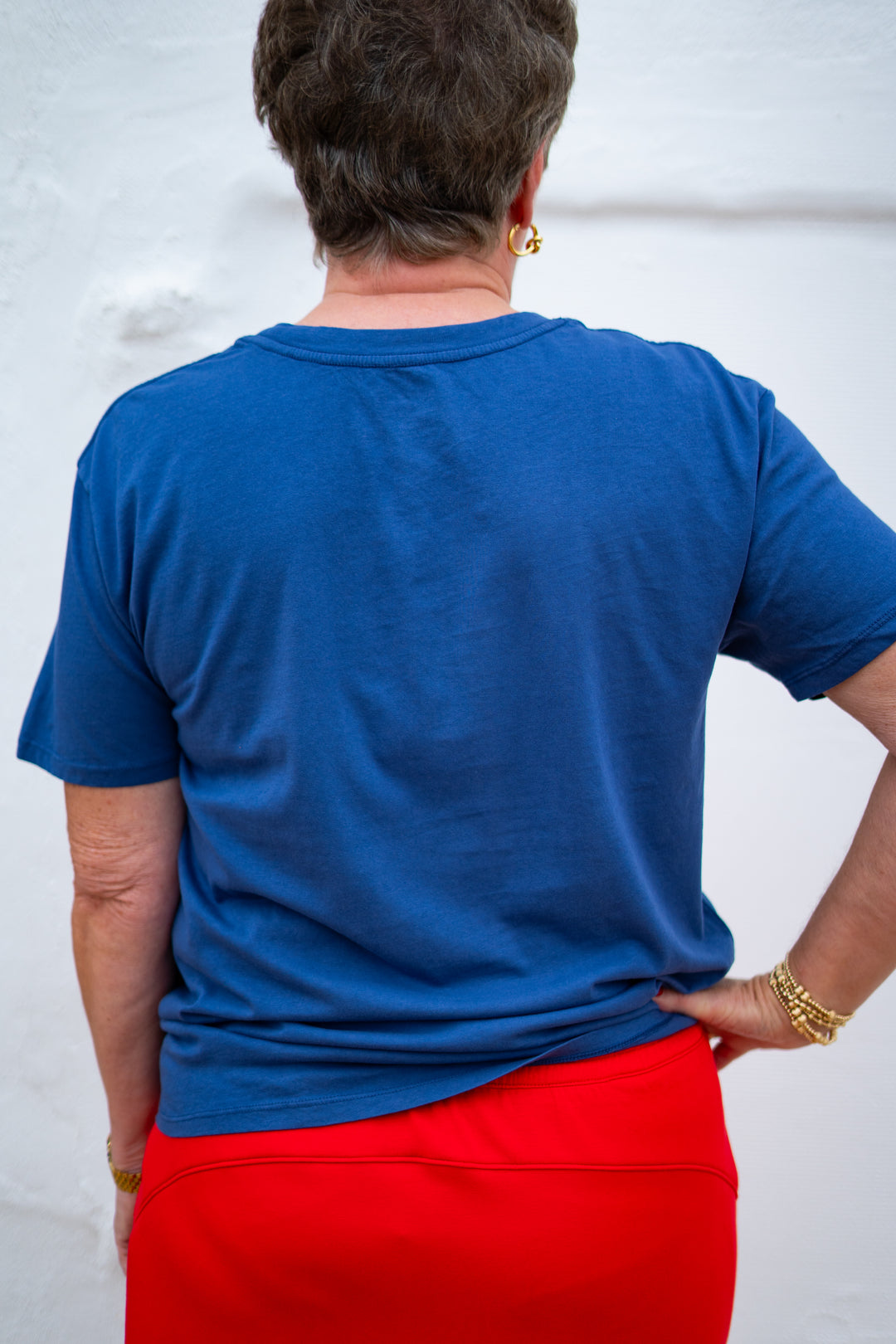 Z Supply: All American Boyfriend Tee in Yacht Blue