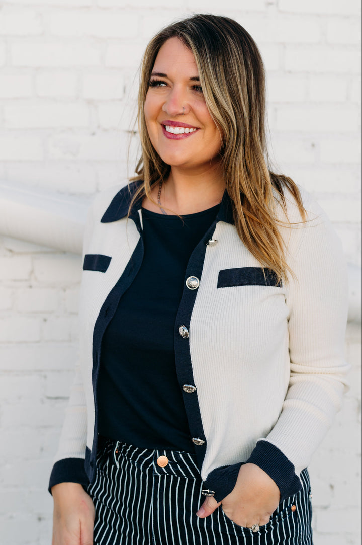 Steve Madden: Ayda Cardigan in Whisper White BO406773