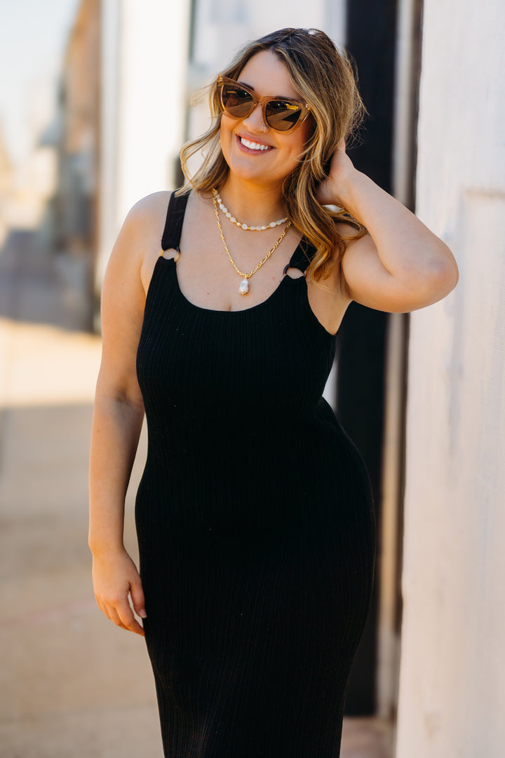 Z Supply: Salinas Midi Dress in Black