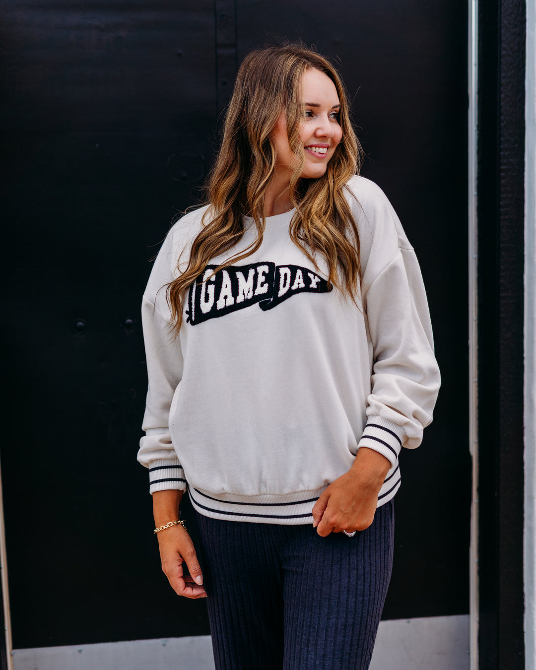 Z Supply: Oversized Let's Go Sweatshirt in Vanilla Ice ZLT253100