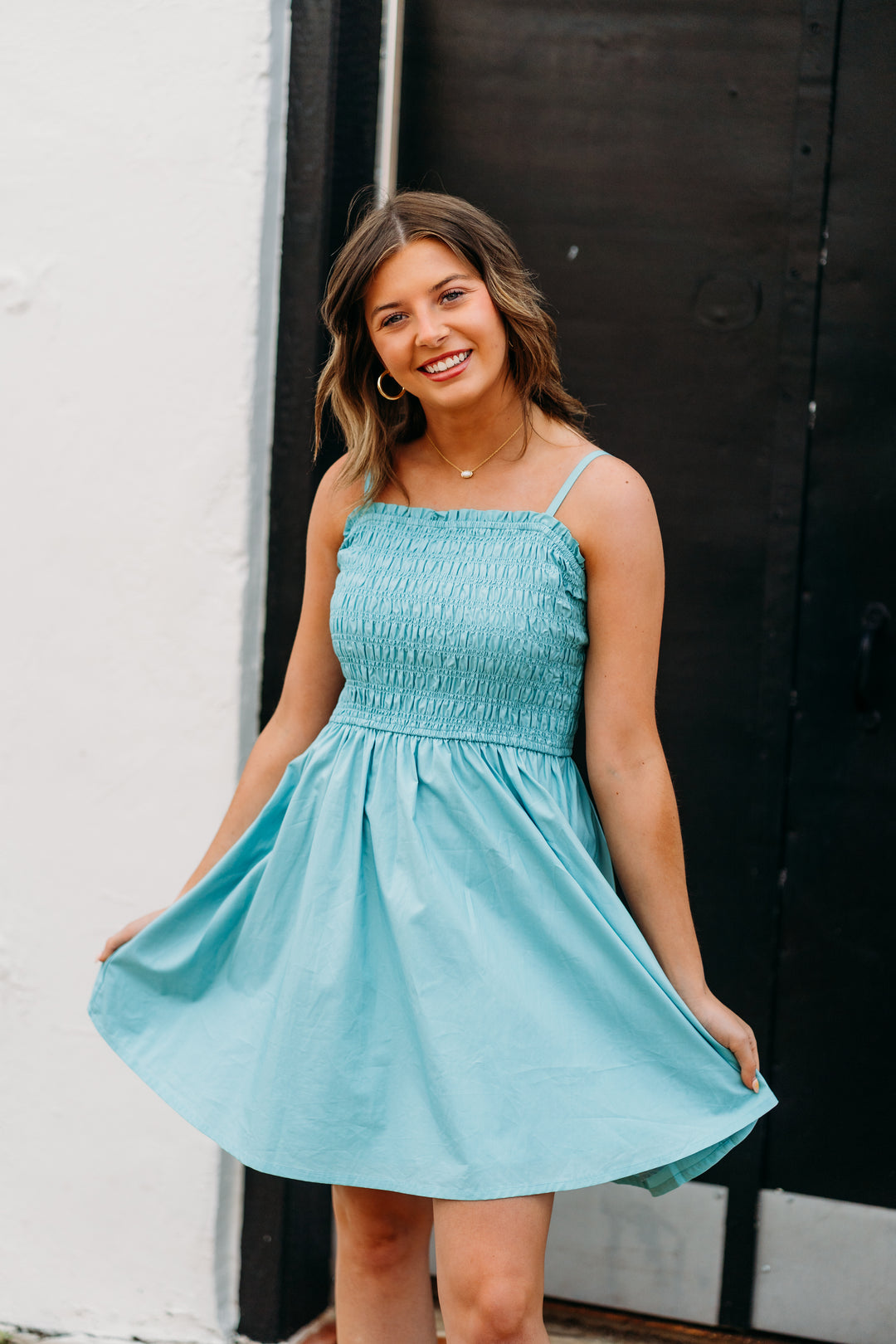 Steve Madden: Lotty Dress in Aqua Haze