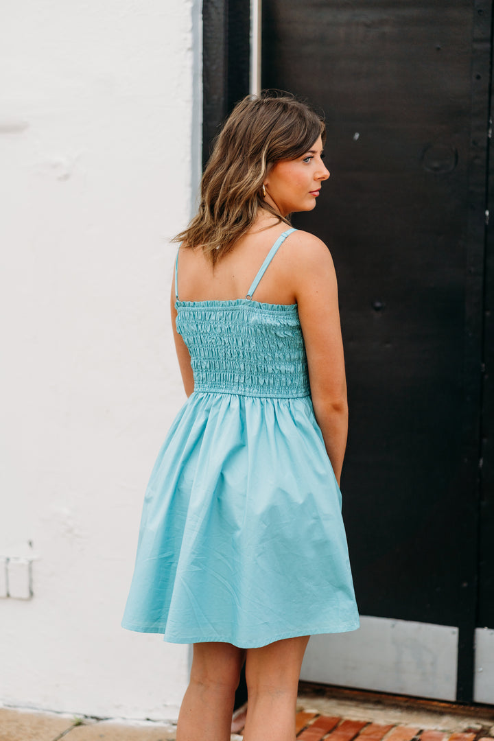 Steve Madden: Lotty Dress in Aqua Haze