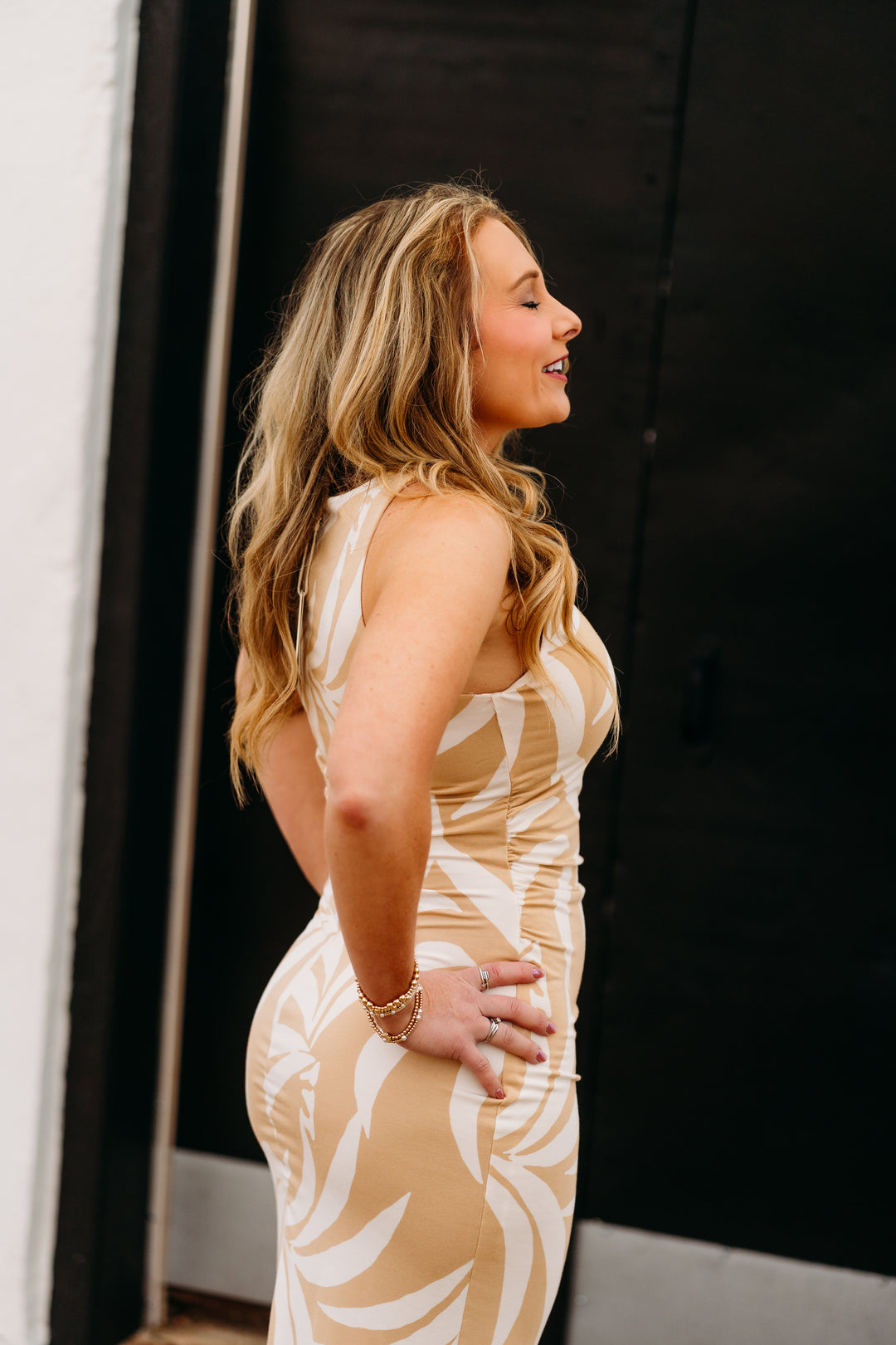 Z Supply: Adison Vacances Midi Dress in Santal