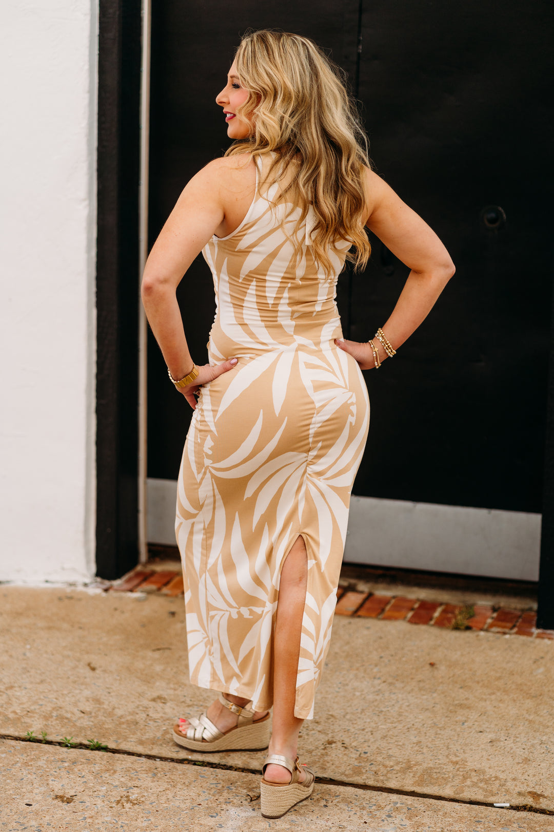 Z Supply: Adison Vacances Midi Dress in Santal