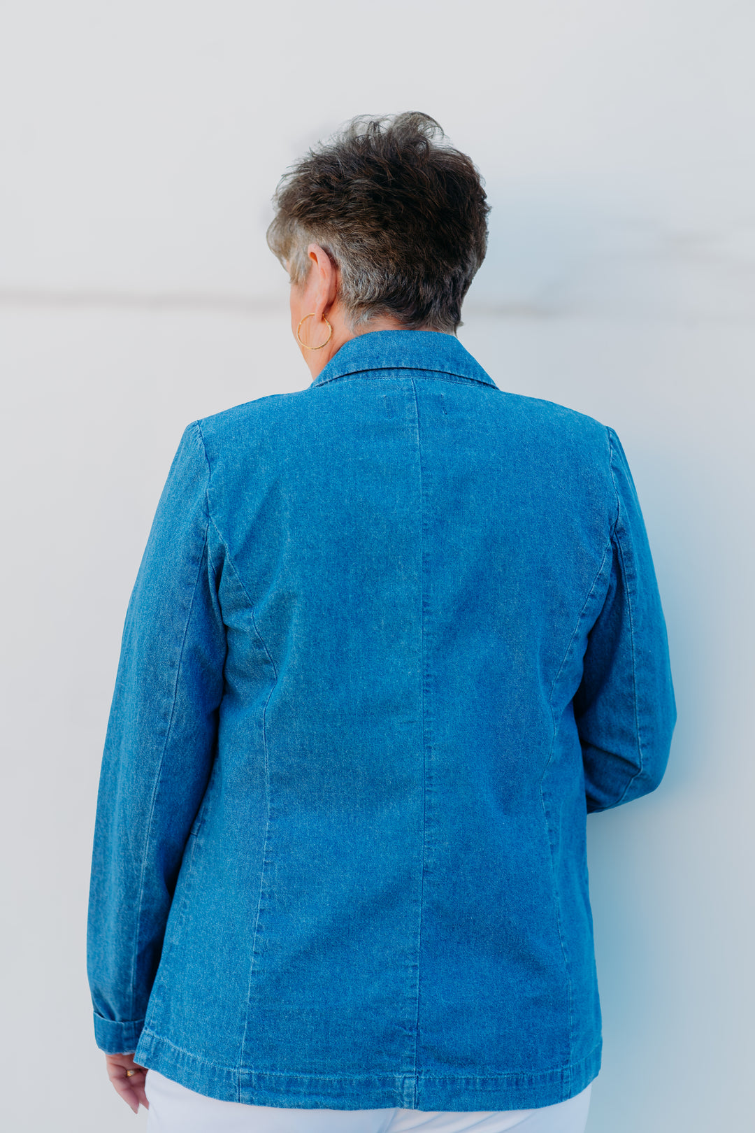 Steve Madden: Payton Blazer in Chambray Blue