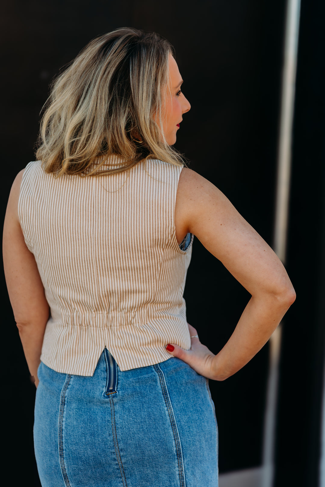 Steve Madden: Selene Vest in Khaki