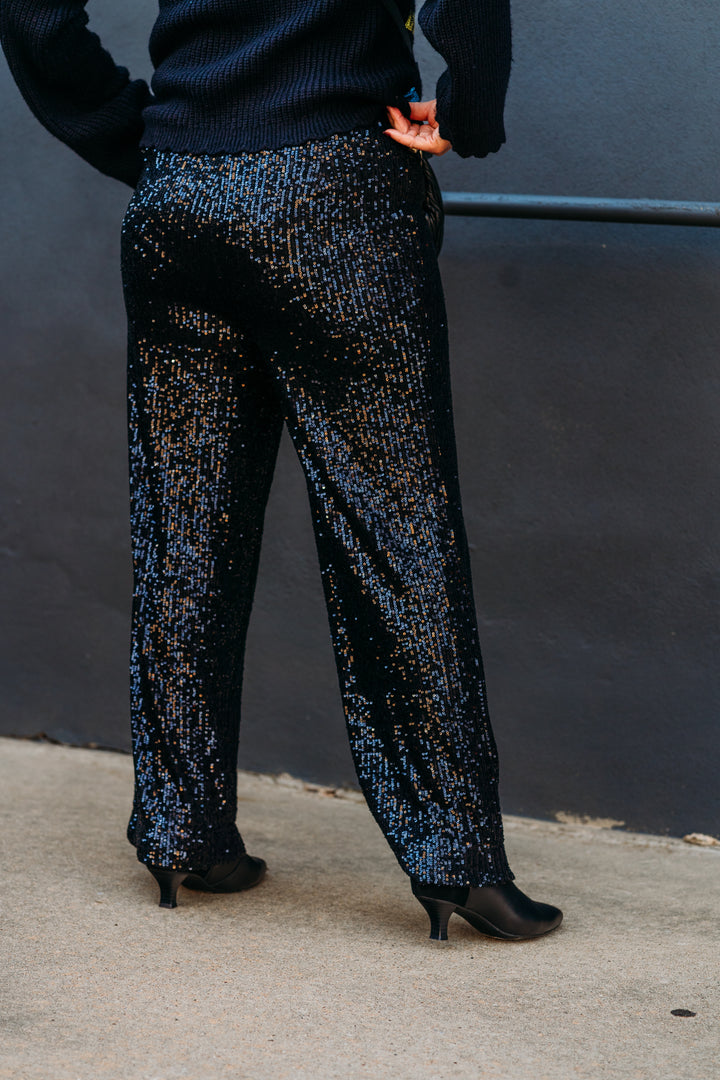 Z supply: Skylar Sequin Pant in Black