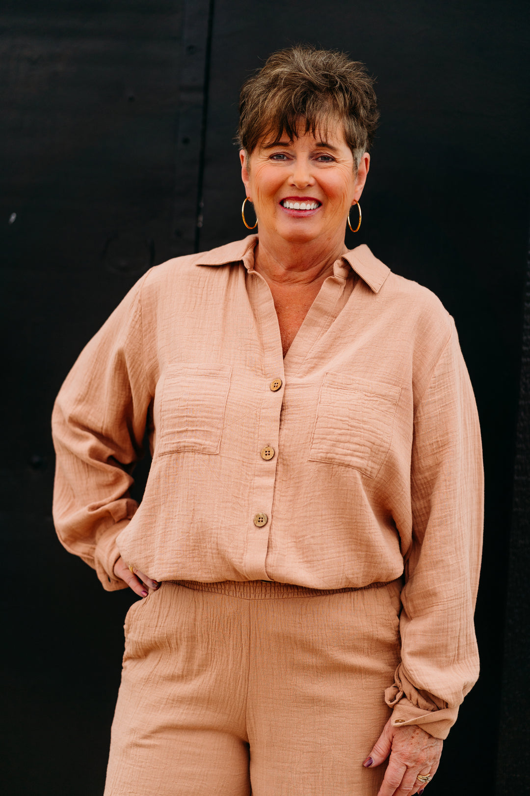 Billabong: Sweet Swell Long Sleeve in Rinse Blue