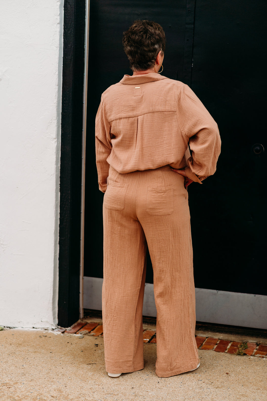 Billabong: New Wave Gauze Pant in Rinse Blue