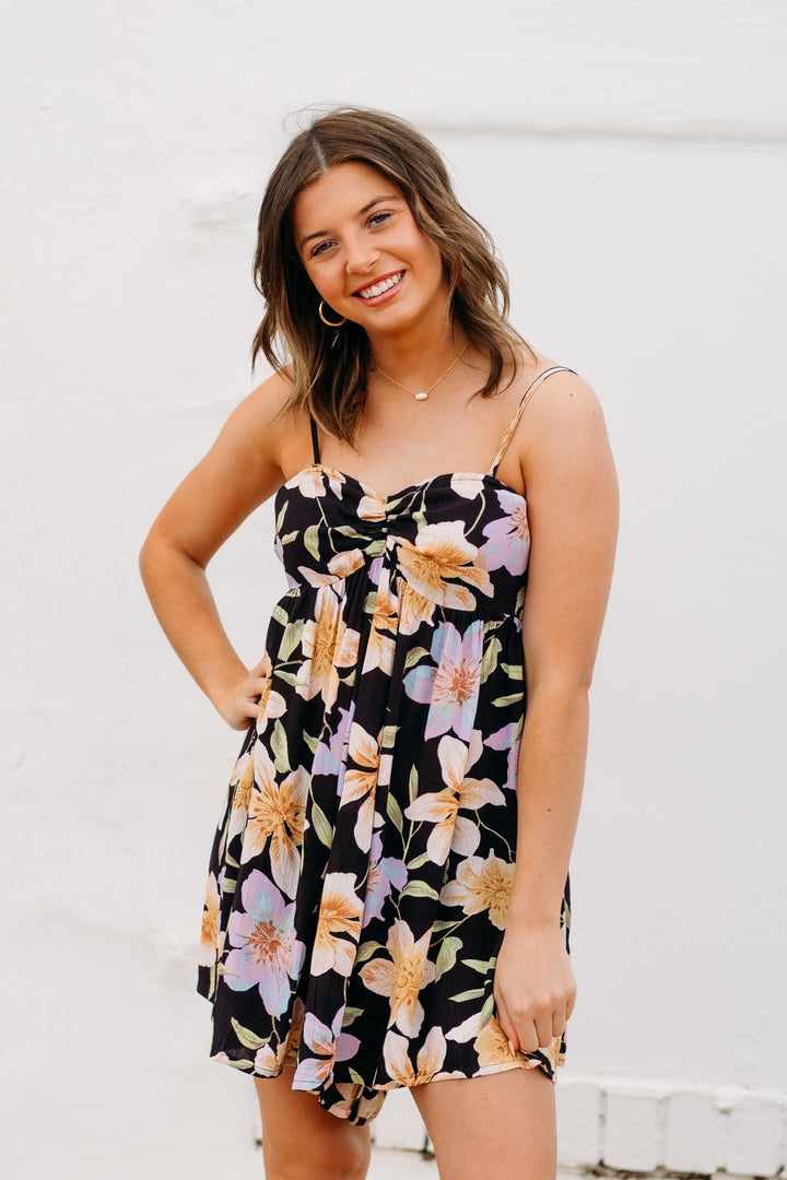 Billabong: Star Glow Romper in Black Multi