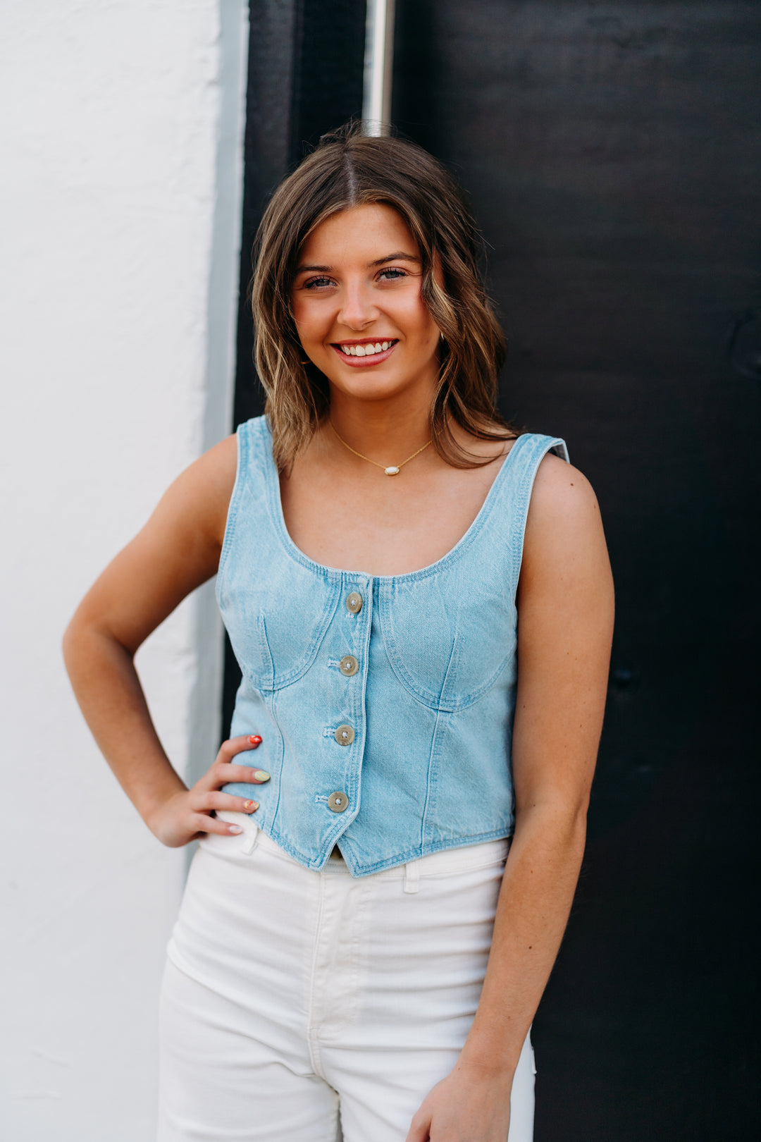 Billabong: Sunwashed Denim Vest
