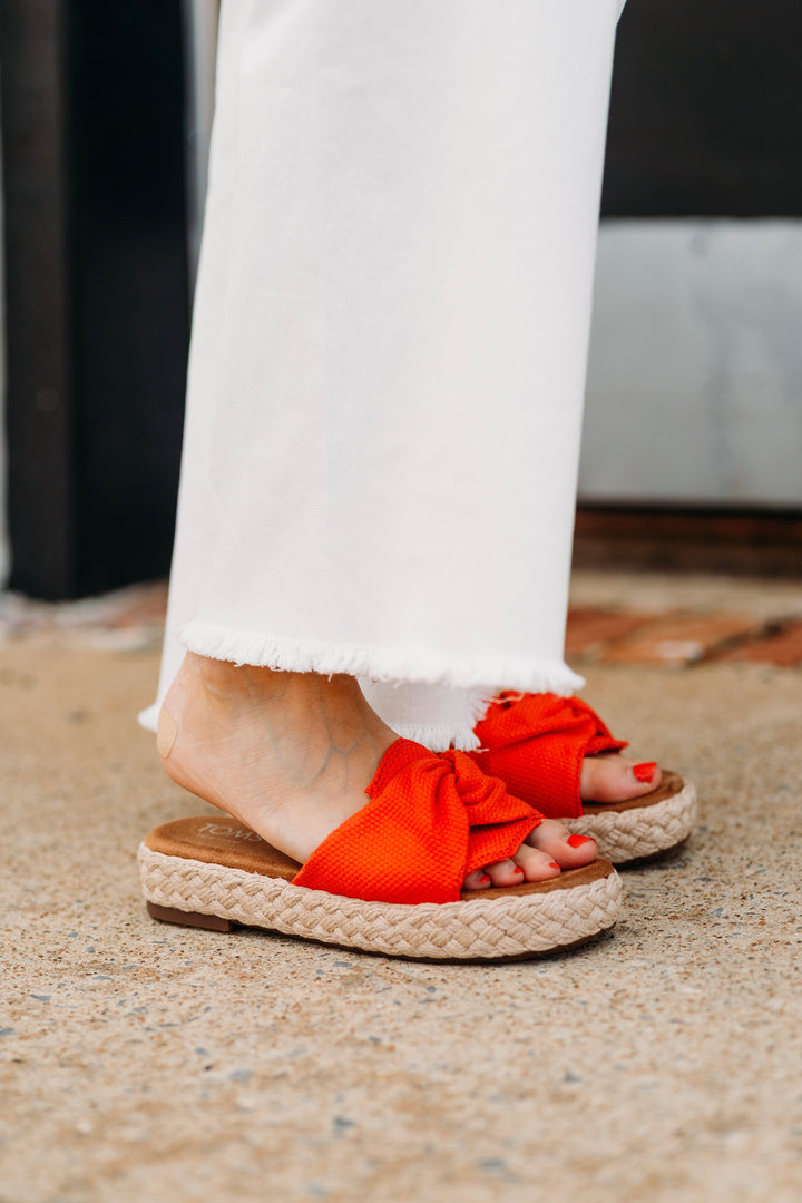 Toms: Abby Slide in Red