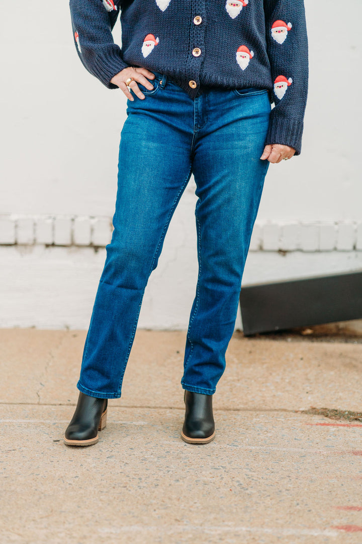 Dear John: Blaire Straight Leg Jeans in Violet Blue