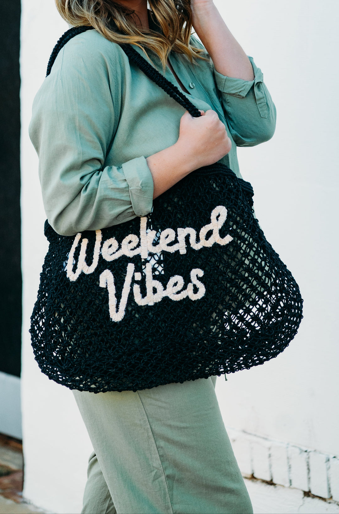 Z Supply: Weekend Vibes Woven Jute Bag