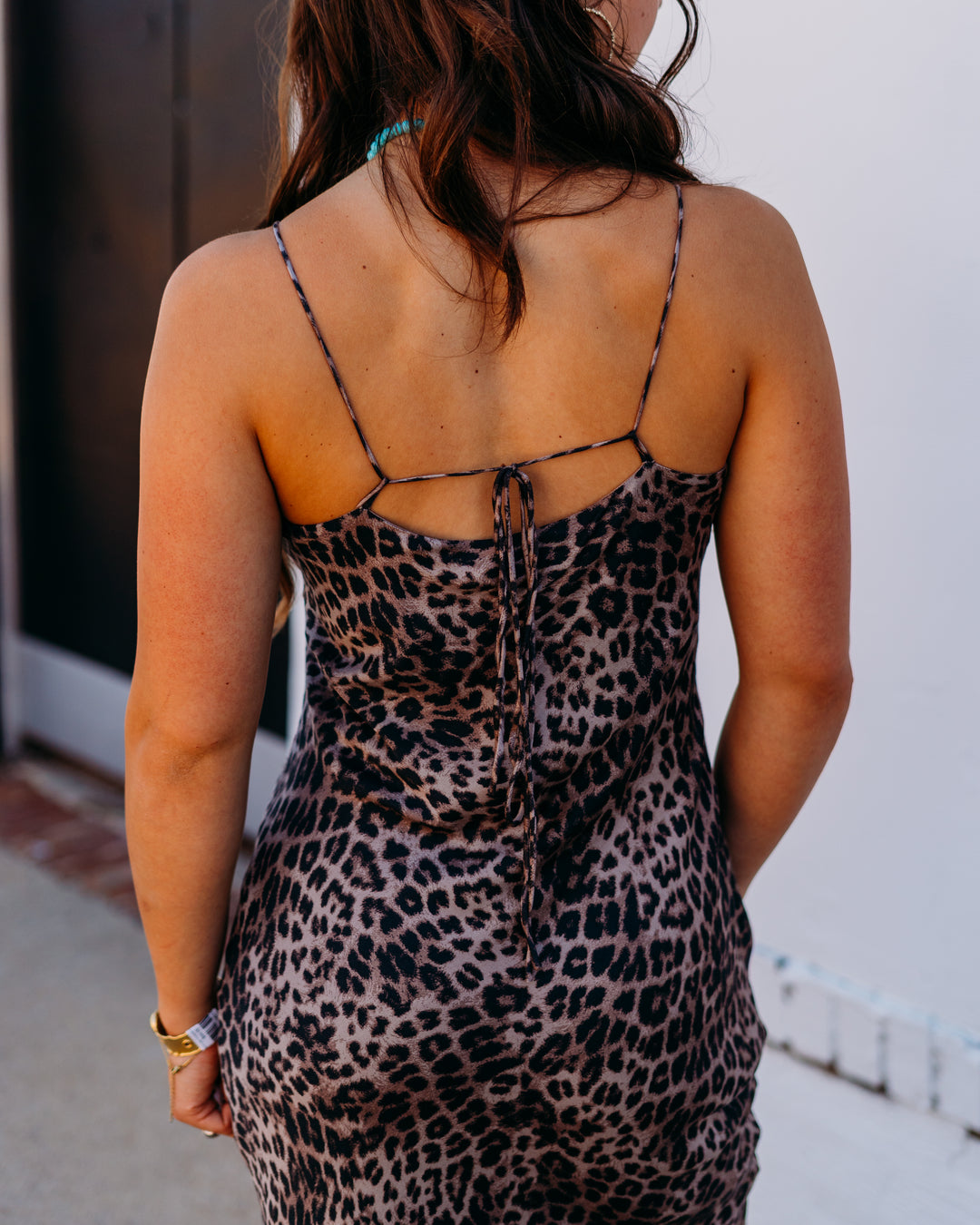 Z Supply: Cielo Leopard Midi Dress in Desert Tan