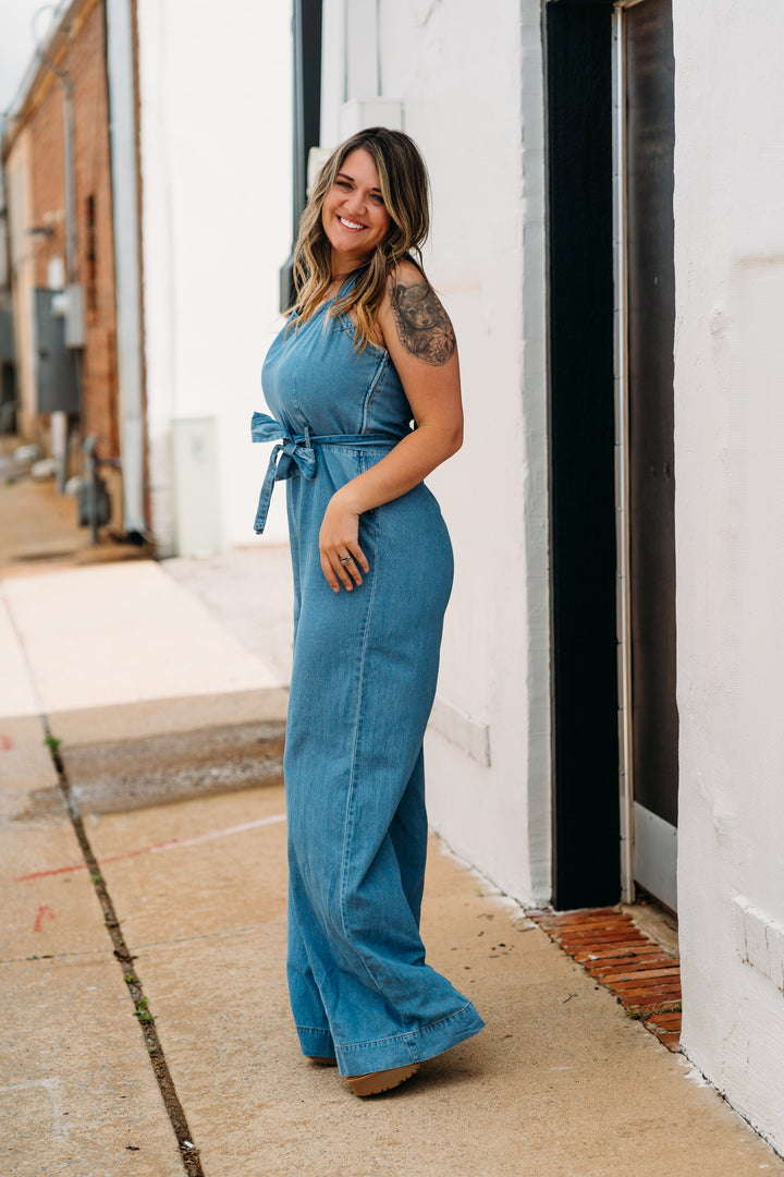 Steve Madden: Artie Jumpsuit in Bijou Blue
