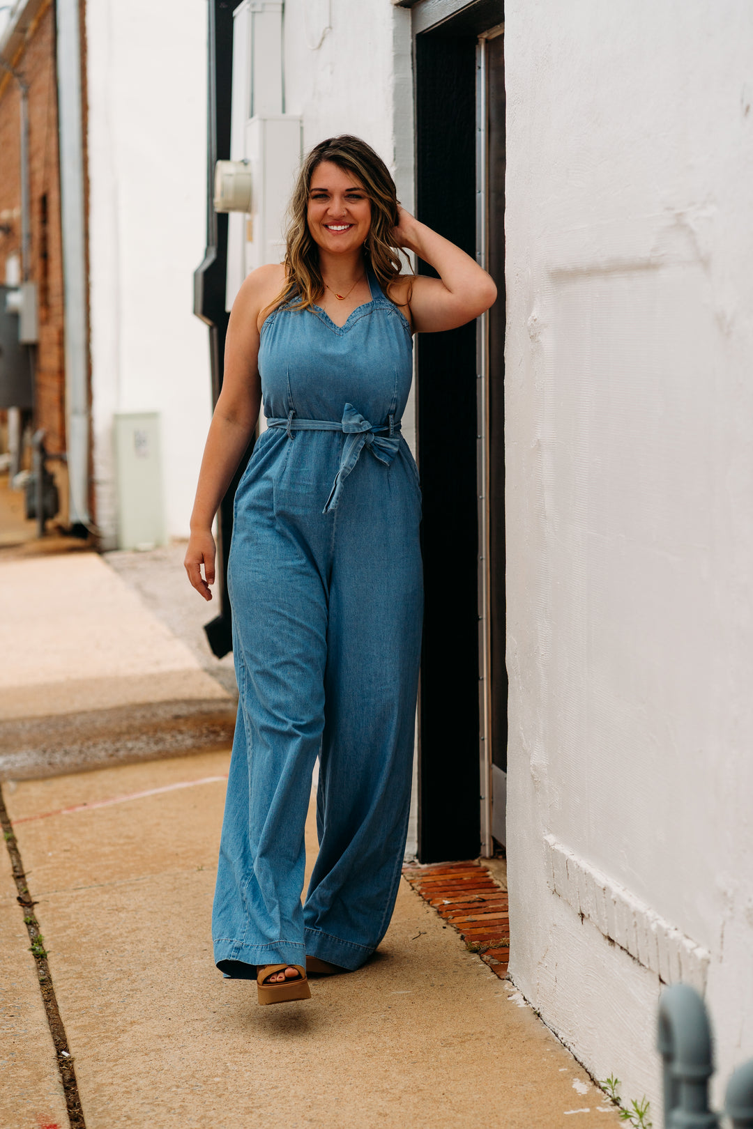 Steve Madden: Artie Jumpsuit in Bijou Blue