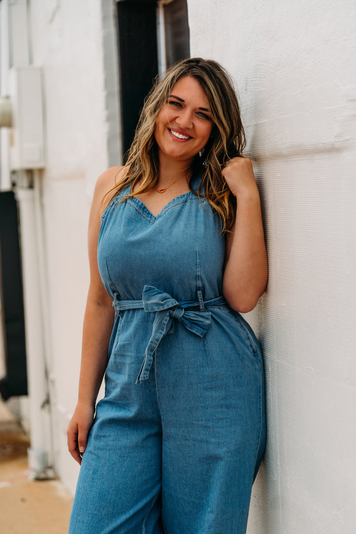 Steve Madden: Artie Jumpsuit in Bijou Blue