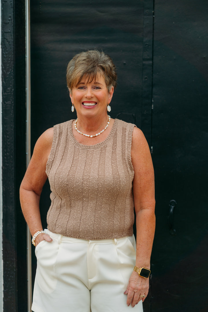 Z Supply: Calan Top in Iced Coffee