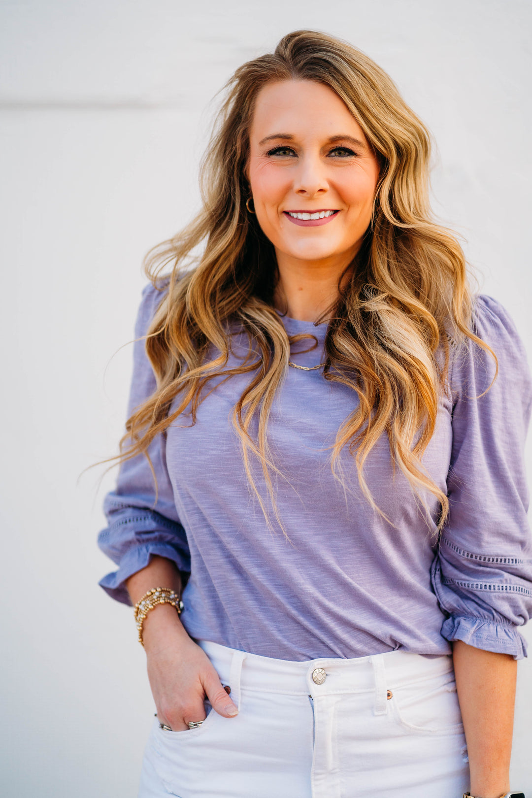 Another Love: Destiny Top in Dewy Iris