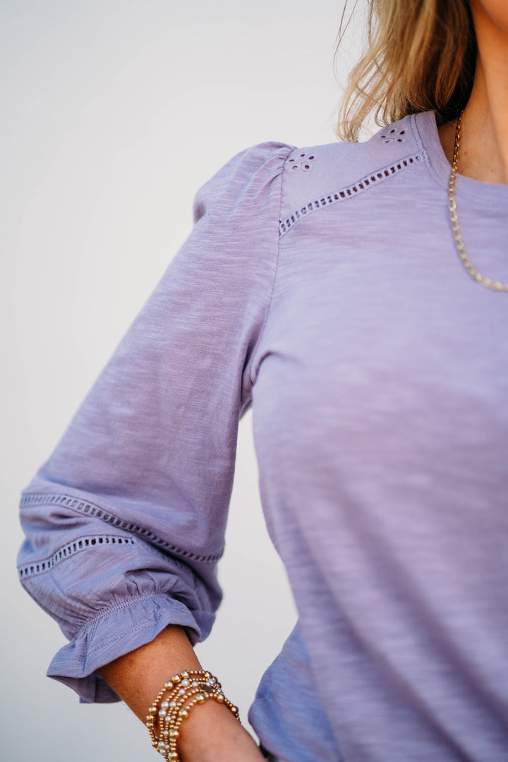 Another Love: Destiny Top in Dewy Iris