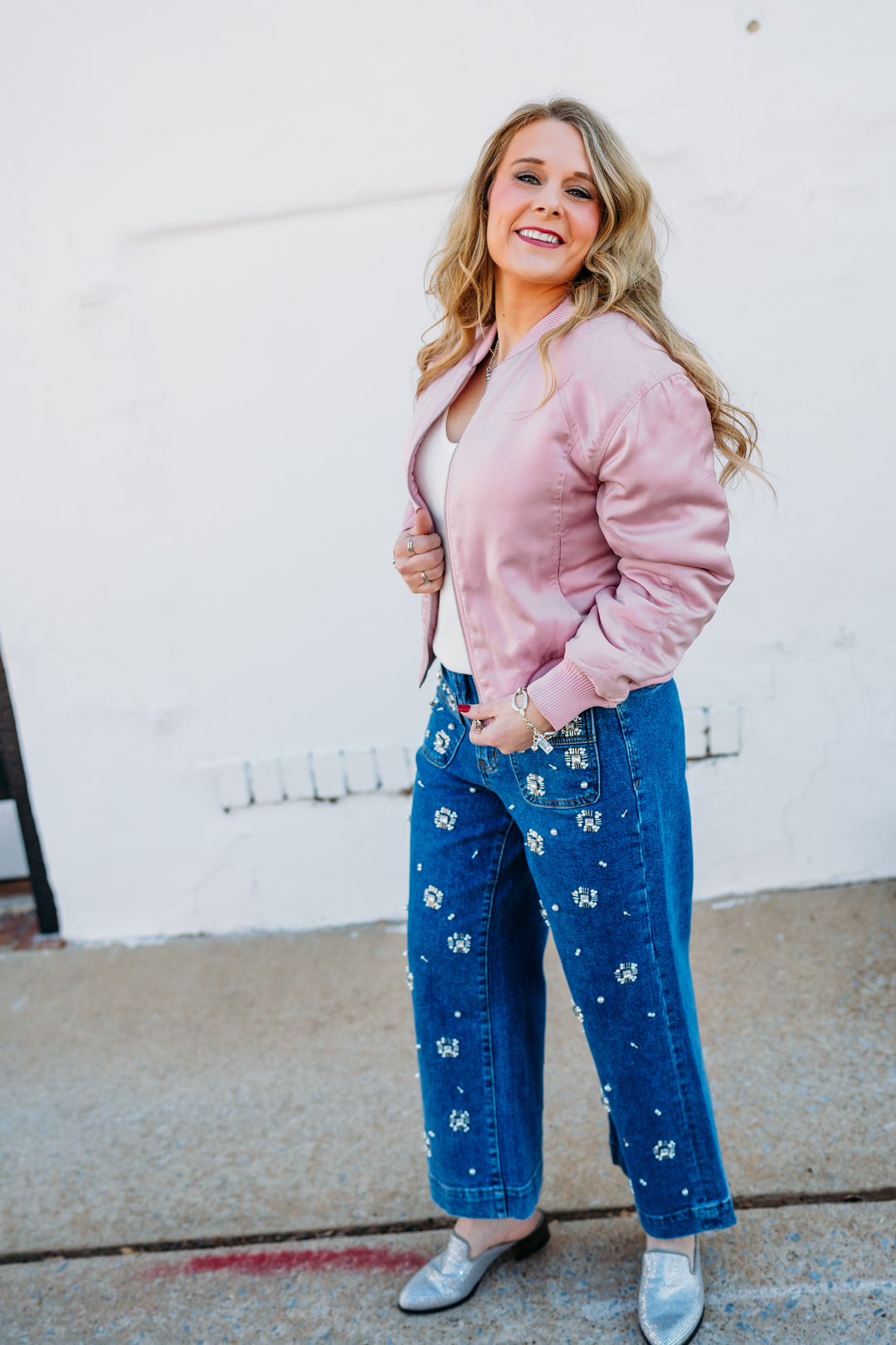 Dear John: Samaria Jacket in Satin Pink