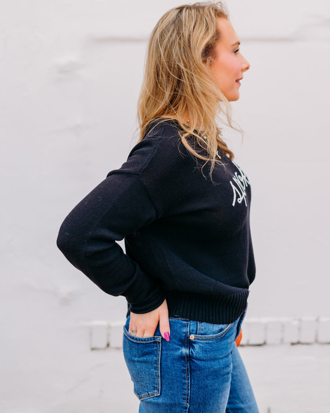 Z Supply: Sienna Spooky Sweater in Black