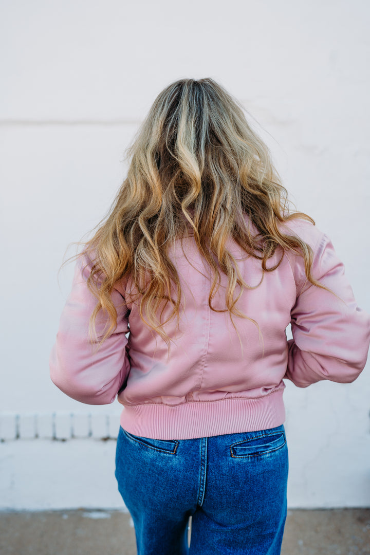 Dear John: Samaria Jacket in Satin Pink