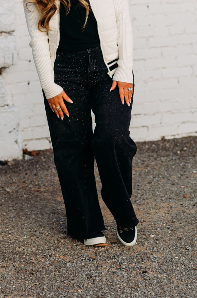 Kut: Meg High Rise Fab AB Wide Leg Raw Hem in Illuminated