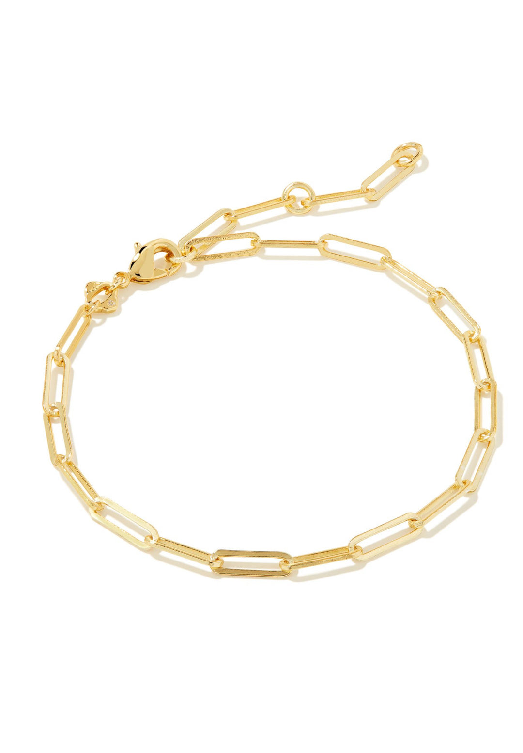 Kendra Scott: Courtney Paperclip Bracelet in Gold Metal