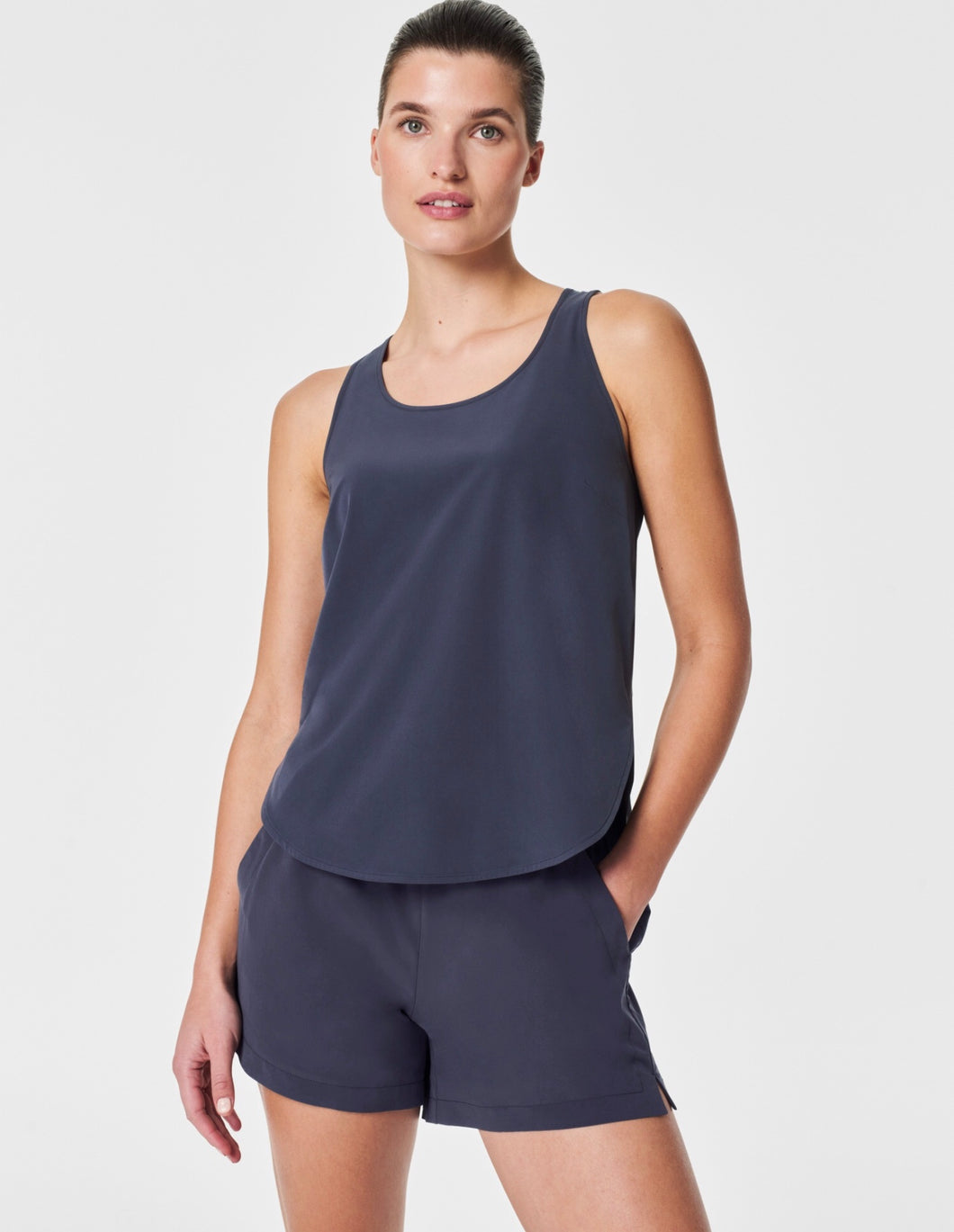 Spanx: Out of Office Shell Tank in Dark Storm