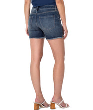 Load image into Gallery viewer, Liverpool: Vickie Fray Hem Shorts in Harpswell LM9062EF
