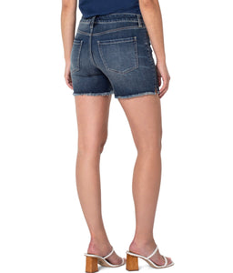 Liverpool: Vickie Fray Hem Shorts in Harpswell LM9062EF
