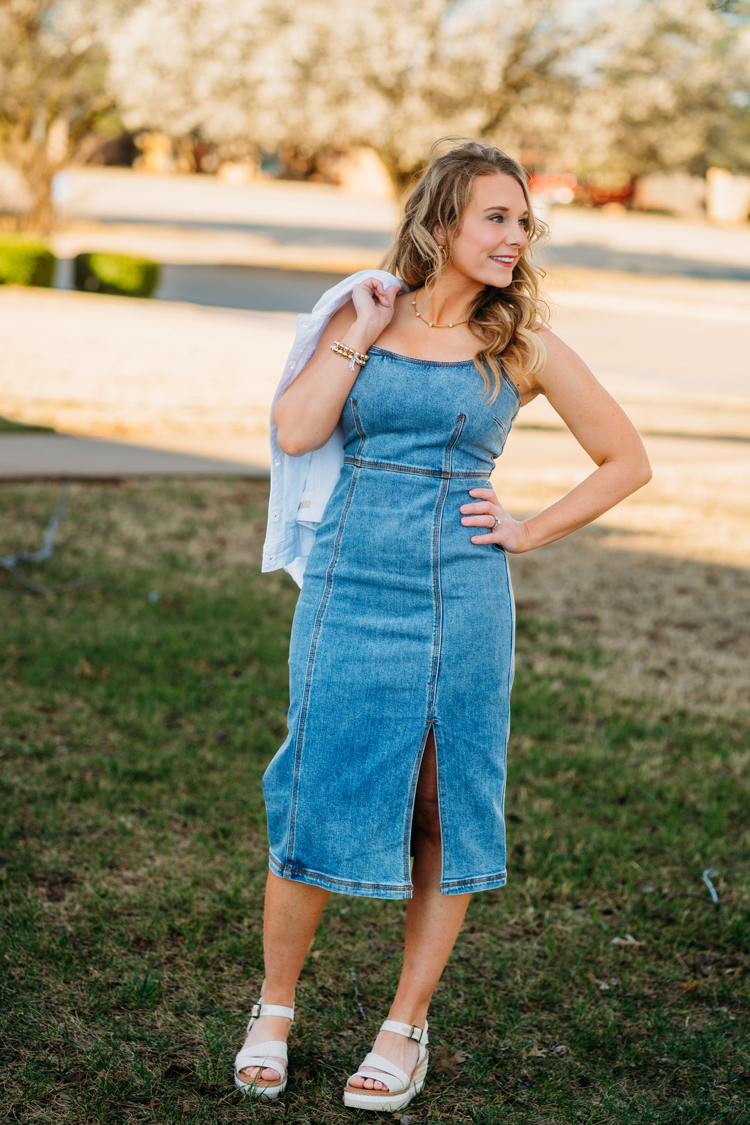 Steve Madden: Giselle Dress Blue Denim