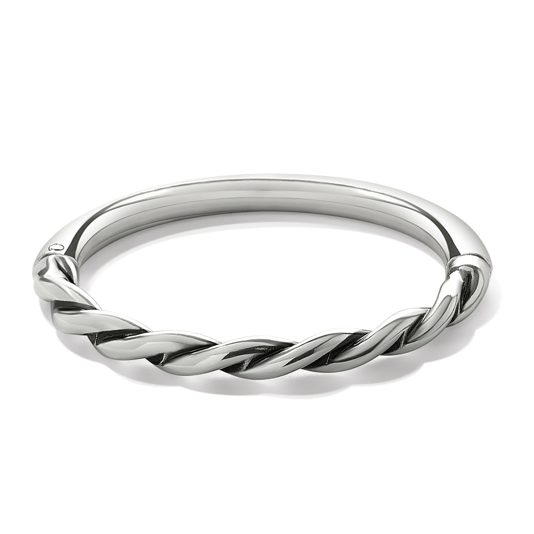 Brighton: Interlok Twist Hinged Bangle