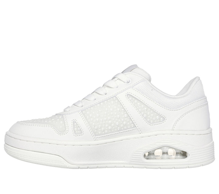 Skechers: Uno Court Sneakers in Opulent Pearls