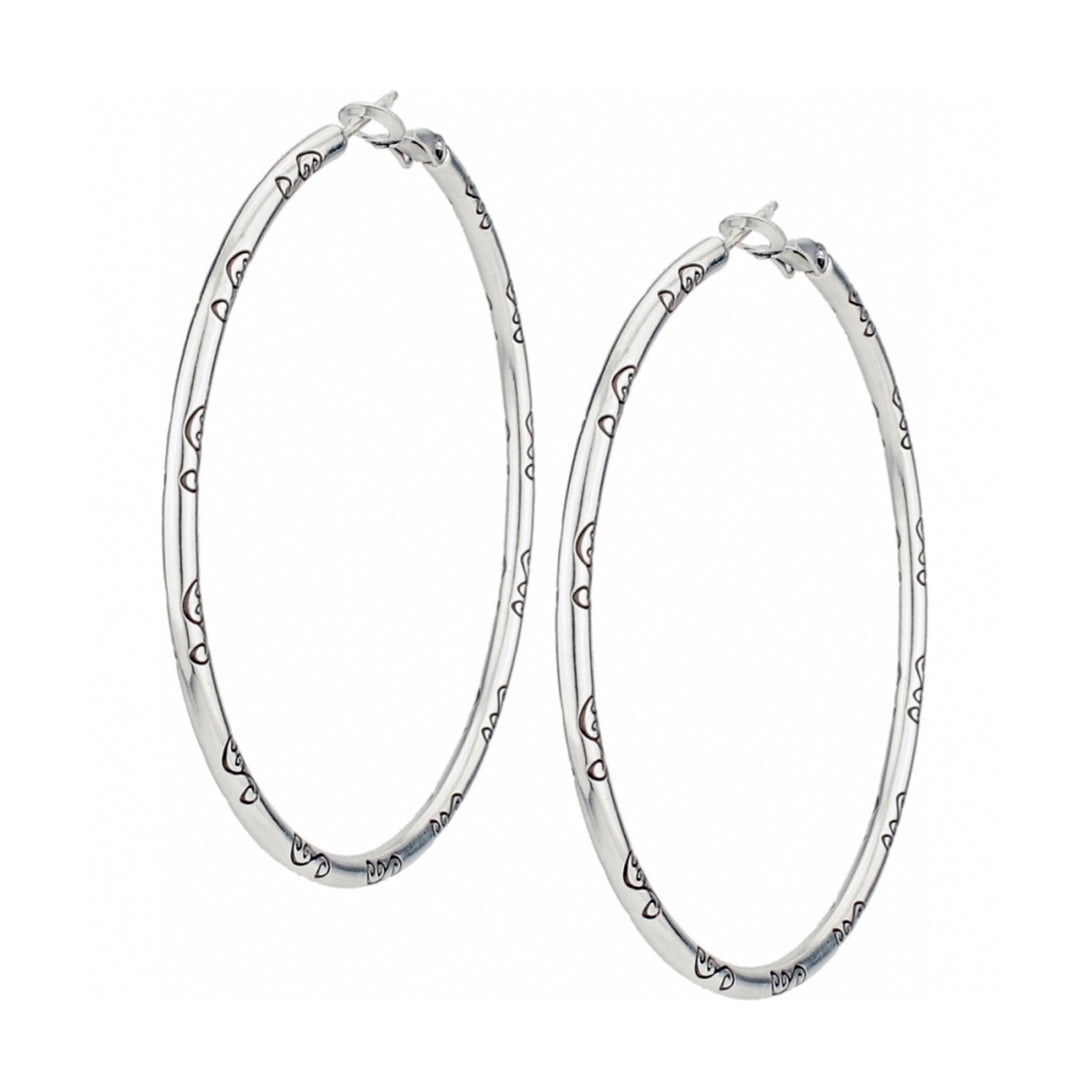 Brighton: Grande Hoop Charm Earrings