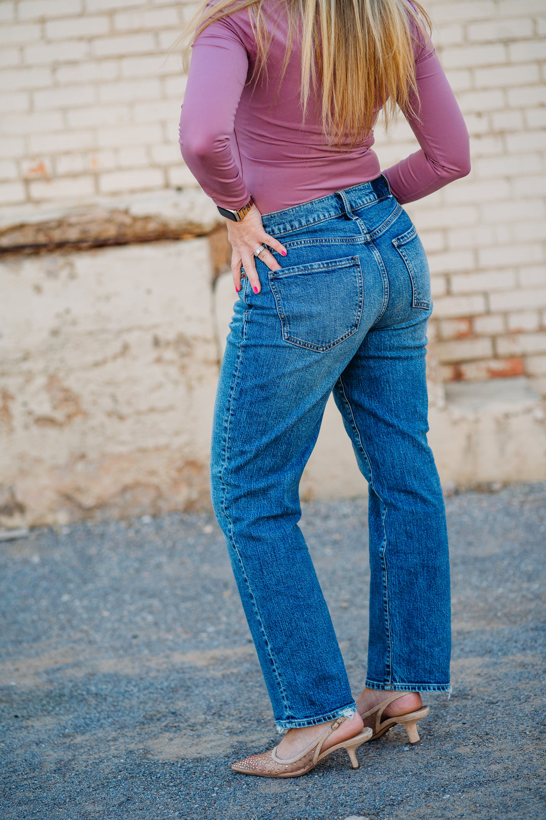 Daze: Straight Up Straight Leg Jeans in Stunner