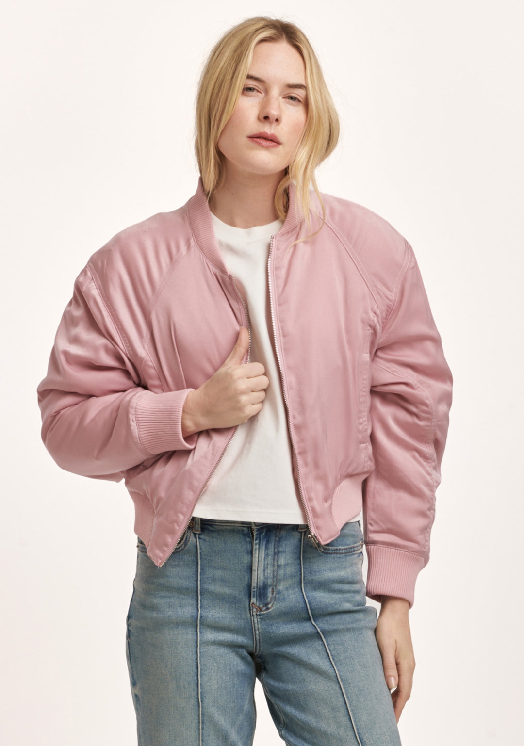 Dear John: Samaria Jacket in Satin Pink