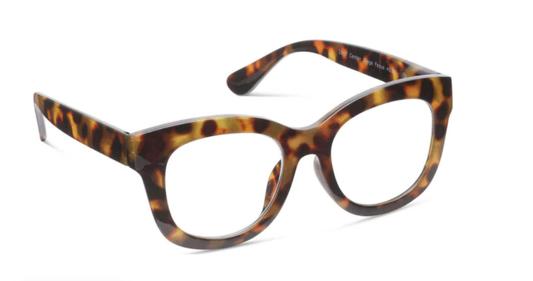 Peepers: Center Stage Focus in Tortoise