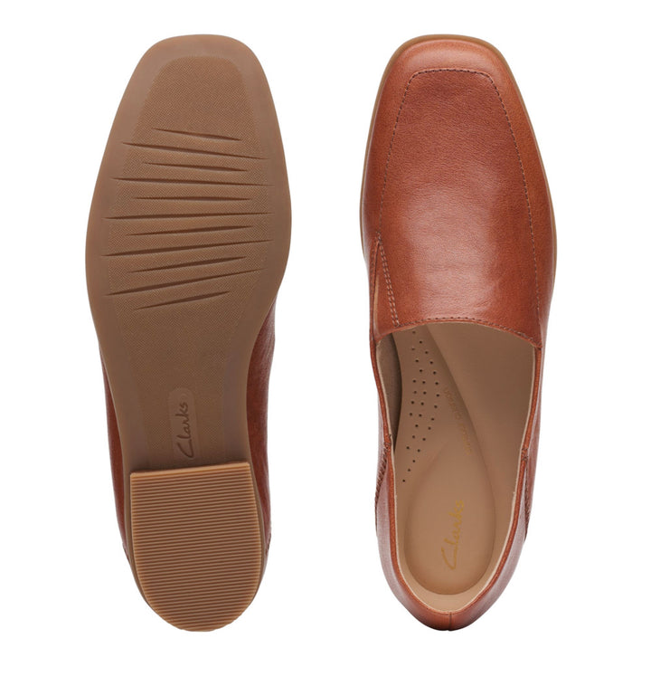 Clarks: Sarafyna Freva in Tan Leather