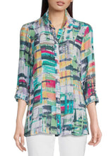Load image into Gallery viewer, Ali Miles: Woven Button Front Tunic A24421BM
