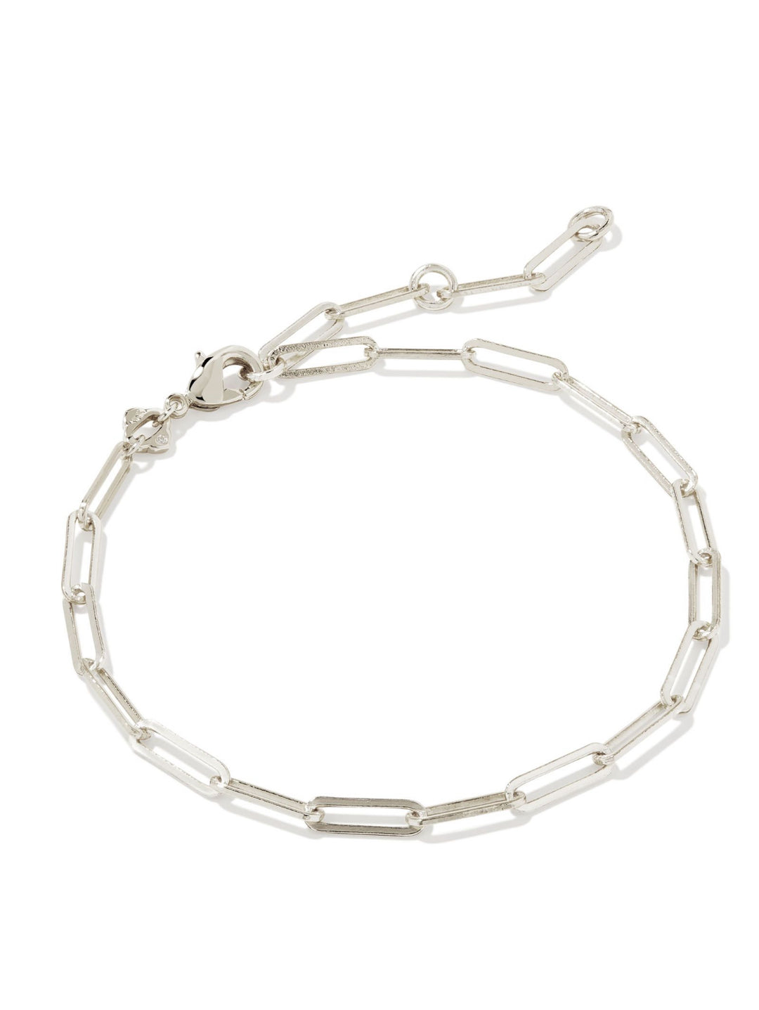 Kendra Scott: Courtney Paperclip Chain Bracelet in Silver