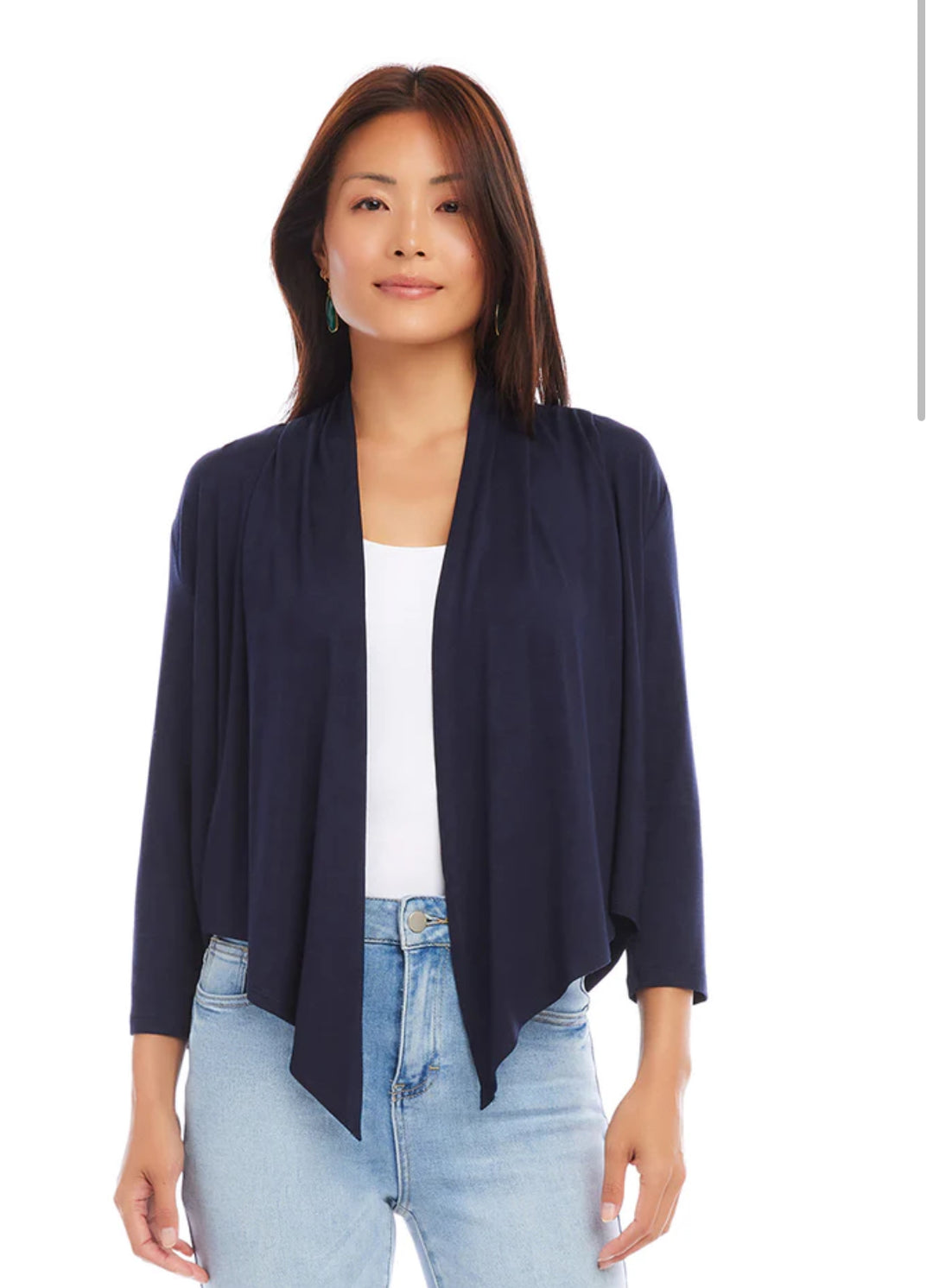 Karen Kane: Calli Cardigan in navy